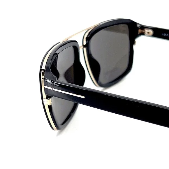 NEW!!! TOM FORD Anders Sunglasses TF780 01D Polarized Authentic - Picture 6 of 11